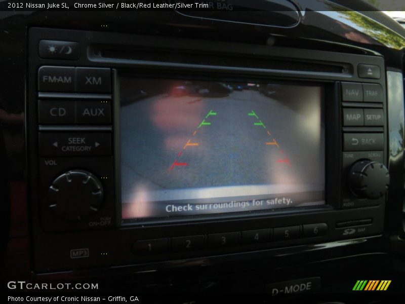 Chrome Silver / Black/Red Leather/Silver Trim 2012 Nissan Juke SL