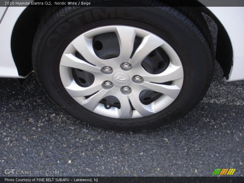 Nordic White / Beige 2010 Hyundai Elantra GLS