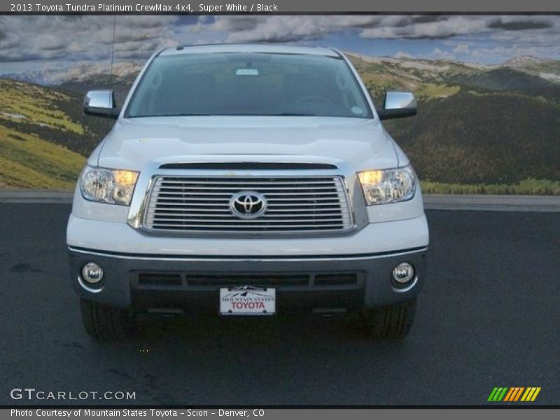 Super White / Black 2013 Toyota Tundra Platinum CrewMax 4x4