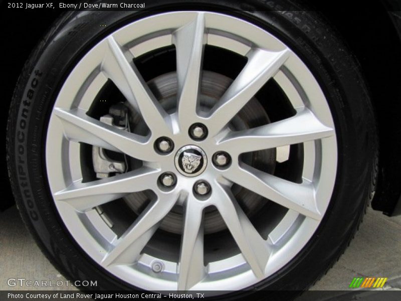Ebony / Dove/Warm Charcoal 2012 Jaguar XF
