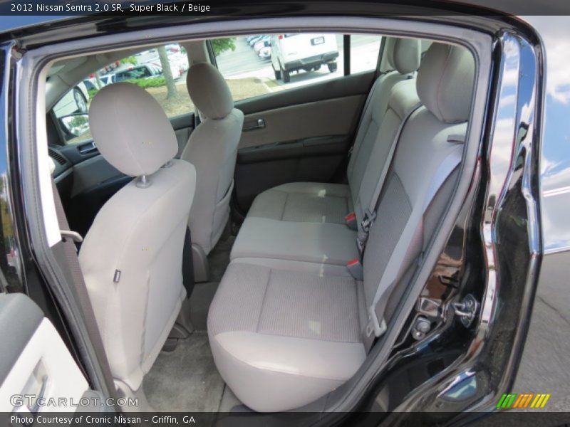 Super Black / Beige 2012 Nissan Sentra 2.0 SR