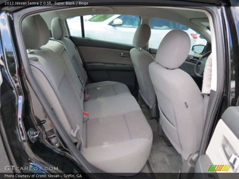 Super Black / Beige 2012 Nissan Sentra 2.0 SR