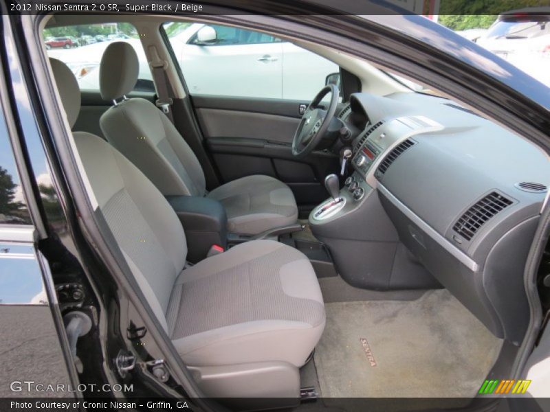Super Black / Beige 2012 Nissan Sentra 2.0 SR