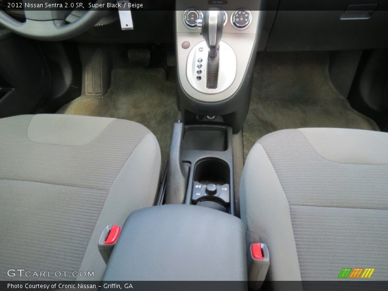 Super Black / Beige 2012 Nissan Sentra 2.0 SR