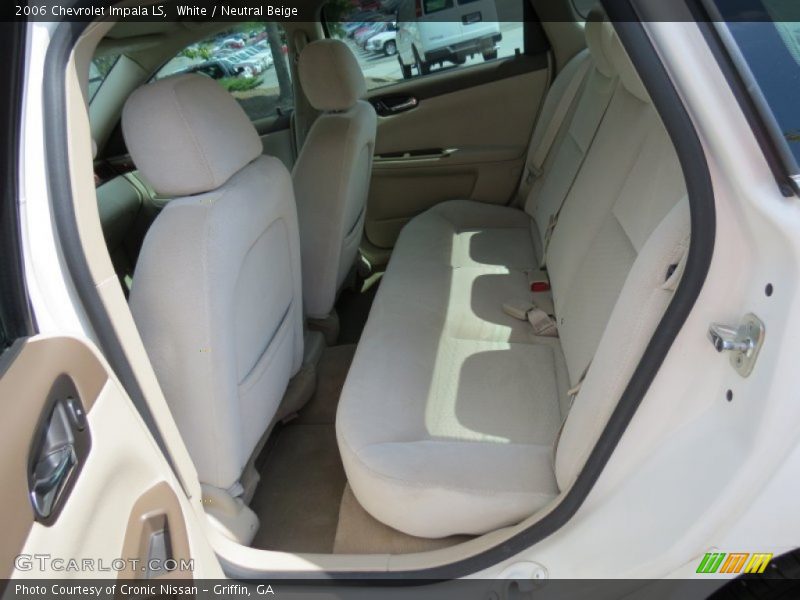 White / Neutral Beige 2006 Chevrolet Impala LS