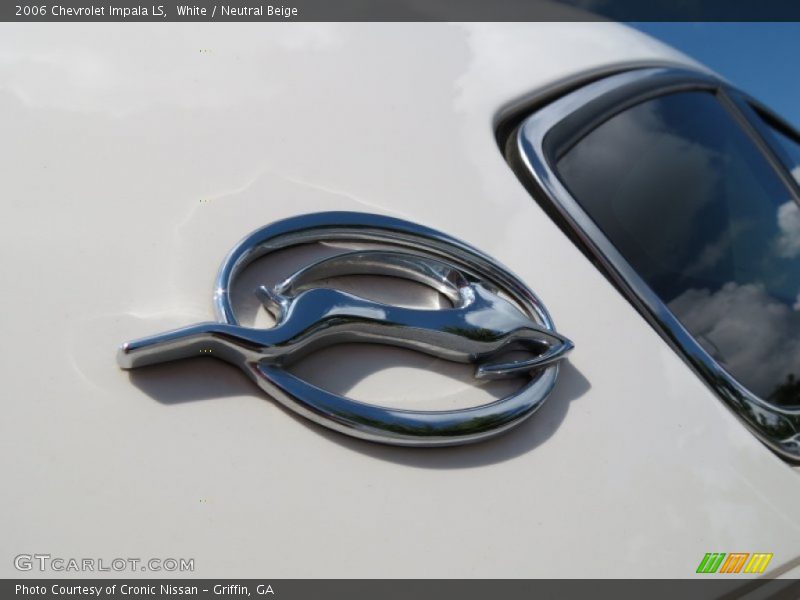 White / Neutral Beige 2006 Chevrolet Impala LS