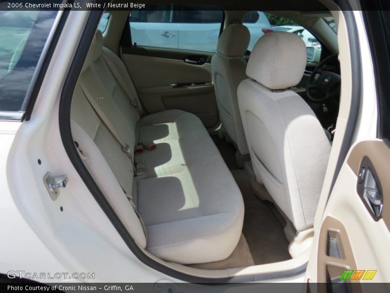 White / Neutral Beige 2006 Chevrolet Impala LS