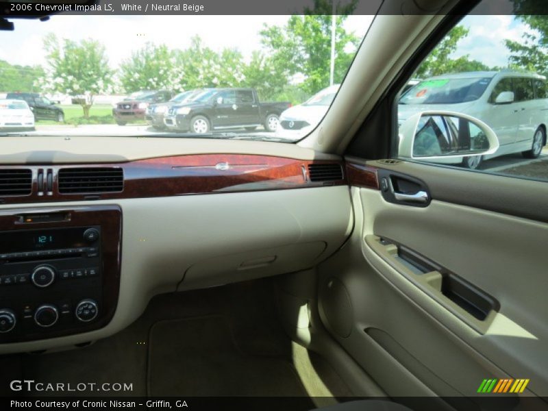 White / Neutral Beige 2006 Chevrolet Impala LS