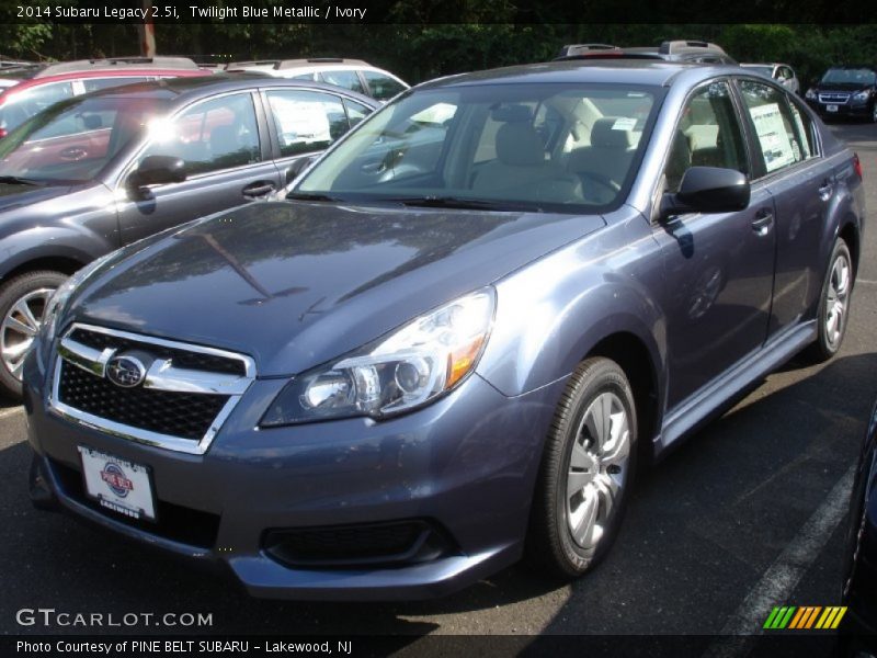 Twilight Blue Metallic / Ivory 2014 Subaru Legacy 2.5i