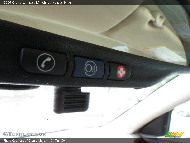White / Neutral Beige 2006 Chevrolet Impala LS