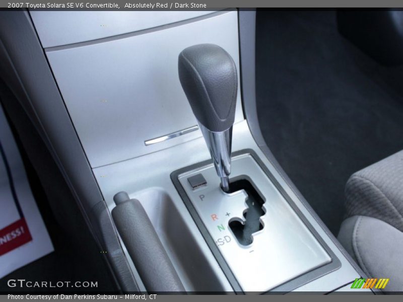 Absolutely Red / Dark Stone 2007 Toyota Solara SE V6 Convertible