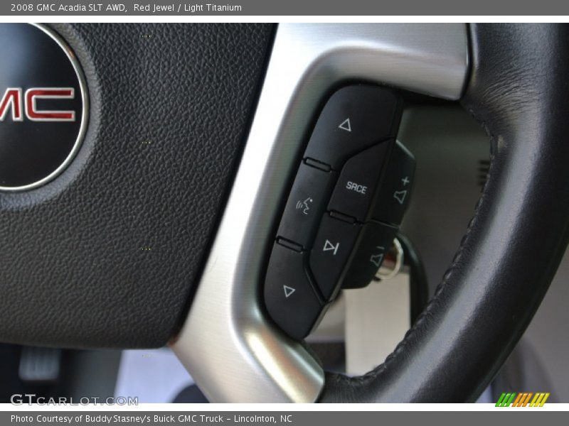 Red Jewel / Light Titanium 2008 GMC Acadia SLT AWD
