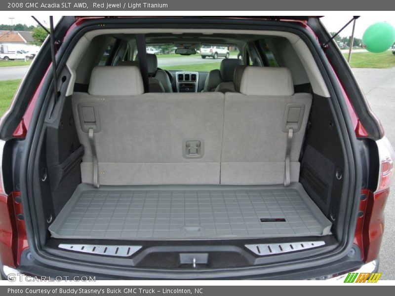 Red Jewel / Light Titanium 2008 GMC Acadia SLT AWD