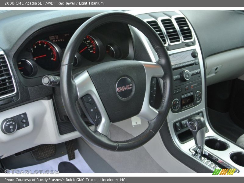 Red Jewel / Light Titanium 2008 GMC Acadia SLT AWD