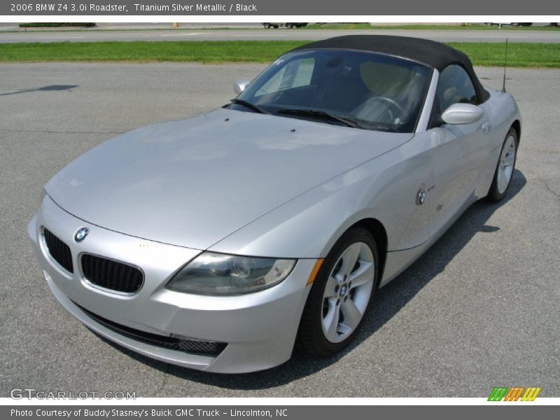 Titanium Silver Metallic / Black 2006 BMW Z4 3.0i Roadster