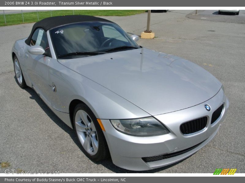 Titanium Silver Metallic / Black 2006 BMW Z4 3.0i Roadster
