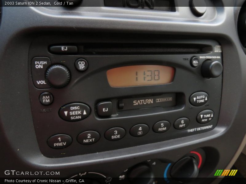 Gold / Tan 2003 Saturn ION 2 Sedan