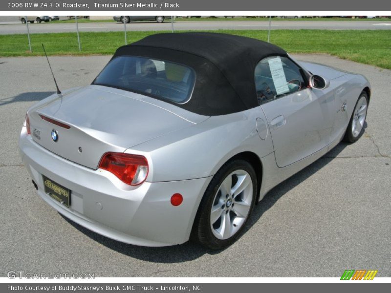 Titanium Silver Metallic / Black 2006 BMW Z4 3.0i Roadster