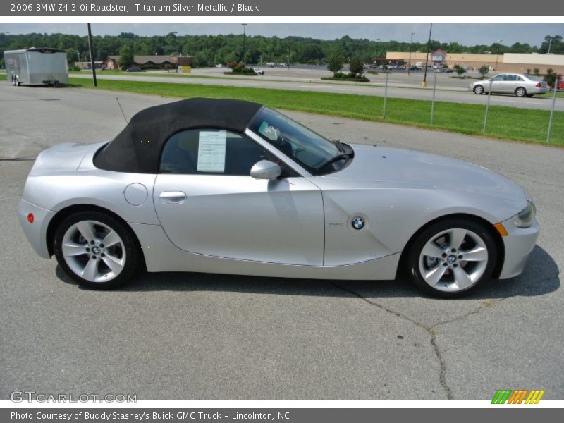 Titanium Silver Metallic / Black 2006 BMW Z4 3.0i Roadster