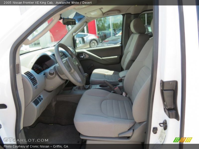 Front Seat of 2005 Frontier XE King Cab