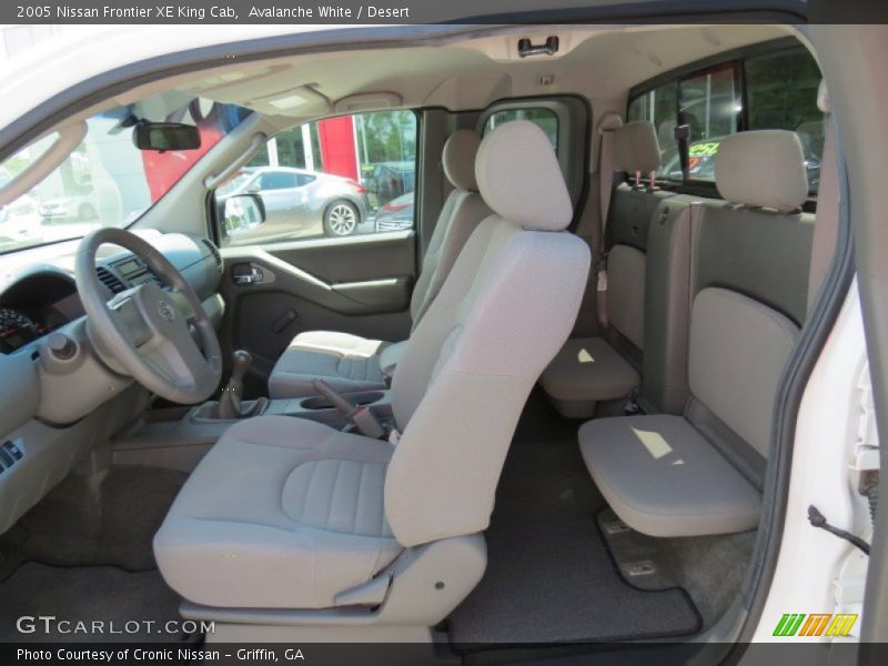  2005 Frontier XE King Cab Desert Interior