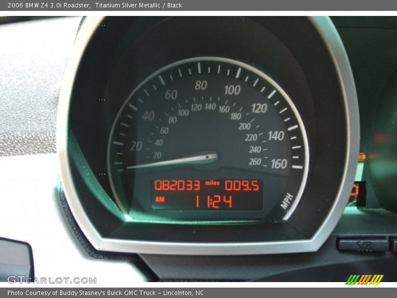 Titanium Silver Metallic / Black 2006 BMW Z4 3.0i Roadster