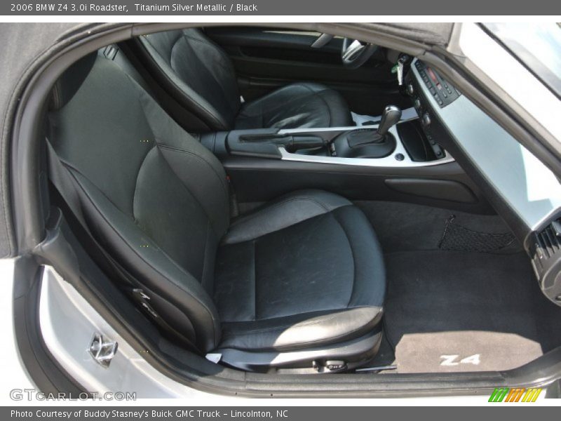 Titanium Silver Metallic / Black 2006 BMW Z4 3.0i Roadster