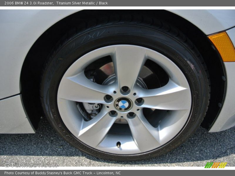Titanium Silver Metallic / Black 2006 BMW Z4 3.0i Roadster