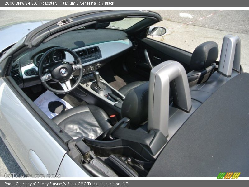 Titanium Silver Metallic / Black 2006 BMW Z4 3.0i Roadster