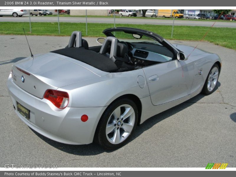 Titanium Silver Metallic / Black 2006 BMW Z4 3.0i Roadster