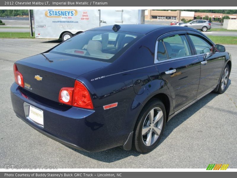 Imperial Blue Metallic / Titanium 2012 Chevrolet Malibu LT