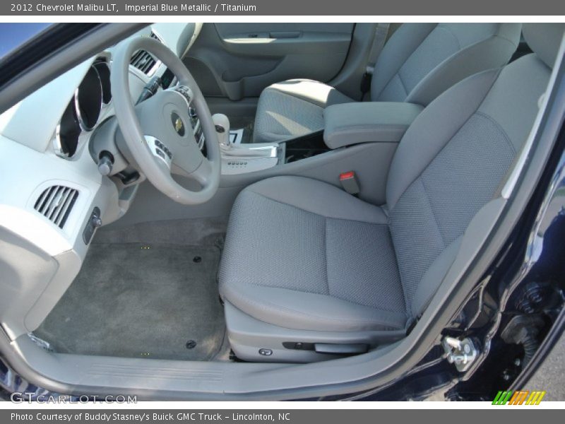 Imperial Blue Metallic / Titanium 2012 Chevrolet Malibu LT