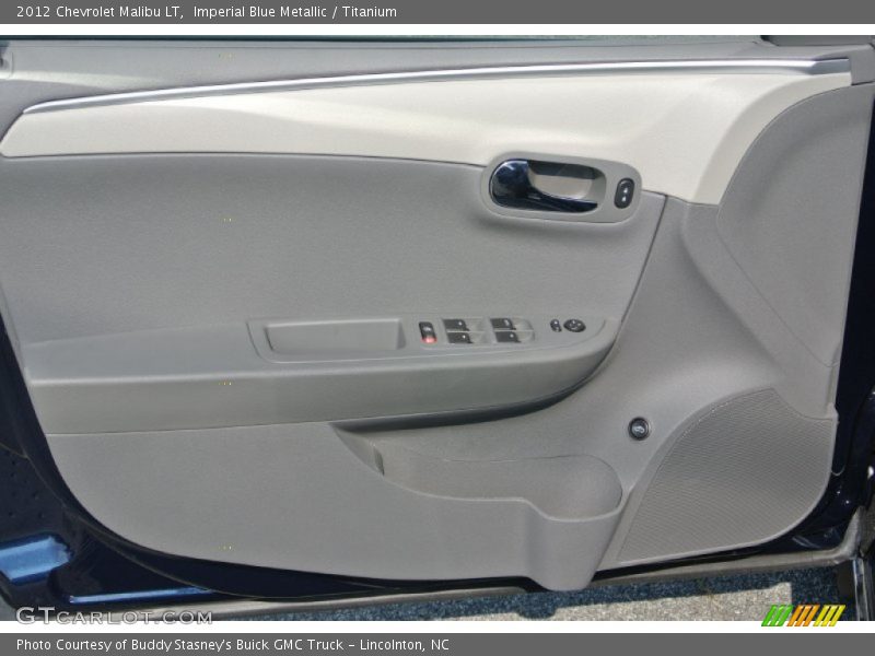 Imperial Blue Metallic / Titanium 2012 Chevrolet Malibu LT