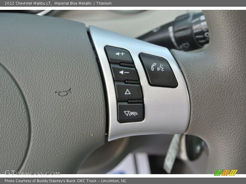 Imperial Blue Metallic / Titanium 2012 Chevrolet Malibu LT