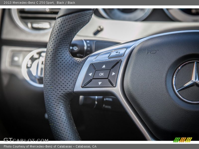 Black / Black 2013 Mercedes-Benz C 250 Sport