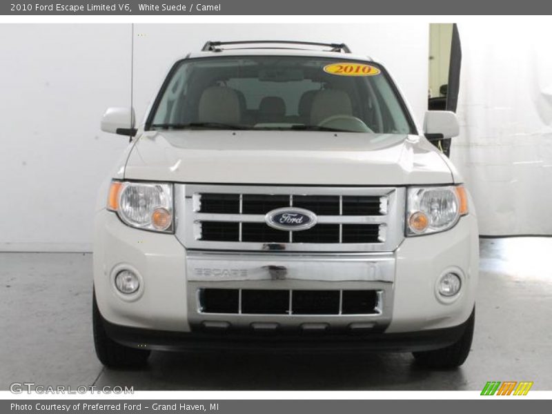 White Suede / Camel 2010 Ford Escape Limited V6