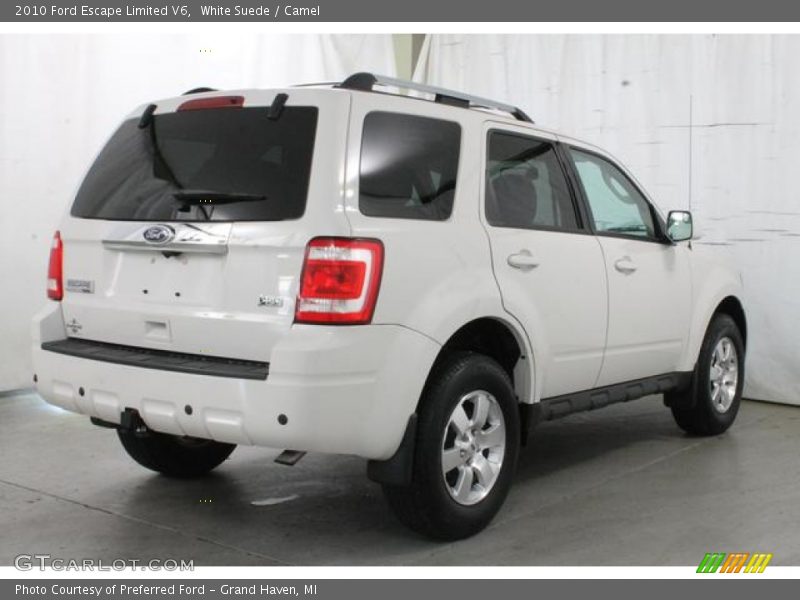 White Suede / Camel 2010 Ford Escape Limited V6