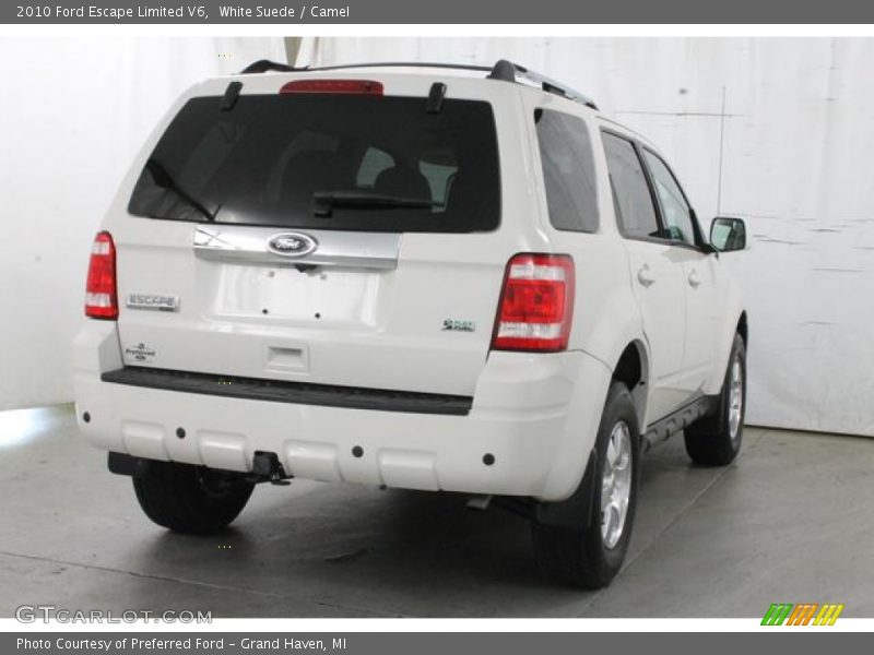 White Suede / Camel 2010 Ford Escape Limited V6