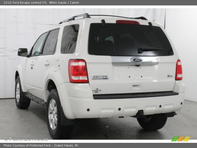 White Suede / Camel 2010 Ford Escape Limited V6