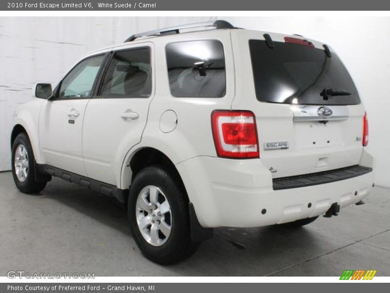 White Suede / Camel 2010 Ford Escape Limited V6