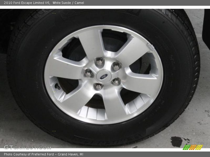 White Suede / Camel 2010 Ford Escape Limited V6
