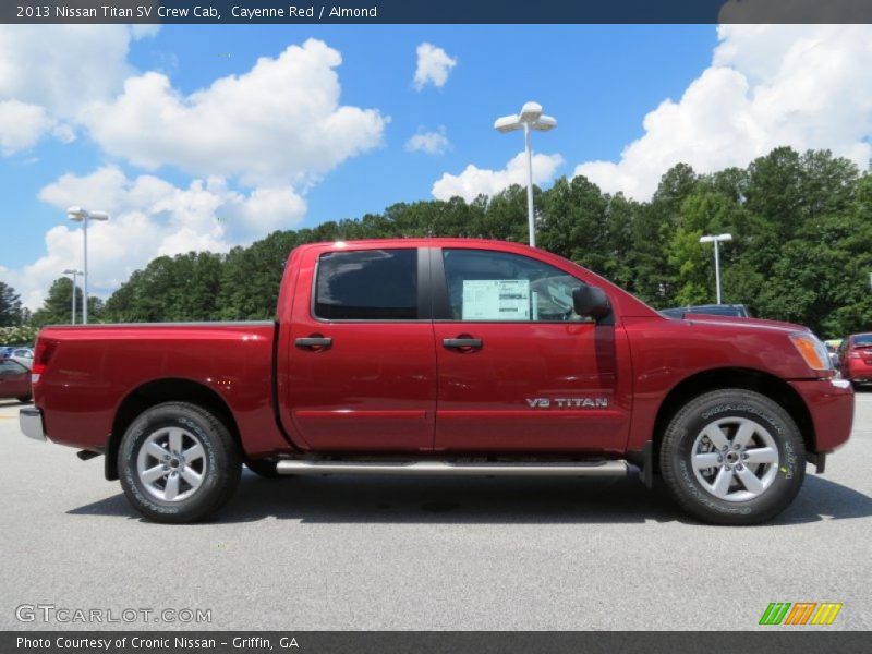  2013 Titan SV Crew Cab Cayenne Red