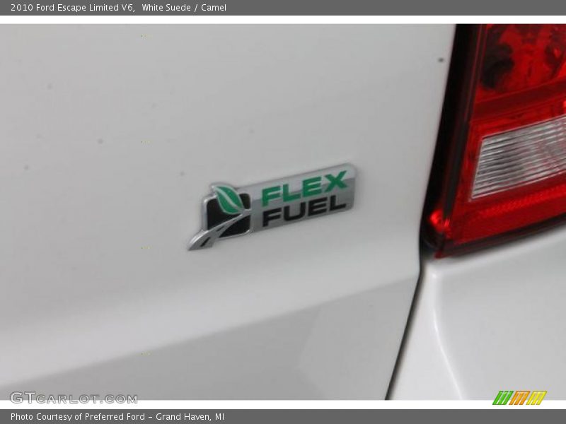 White Suede / Camel 2010 Ford Escape Limited V6