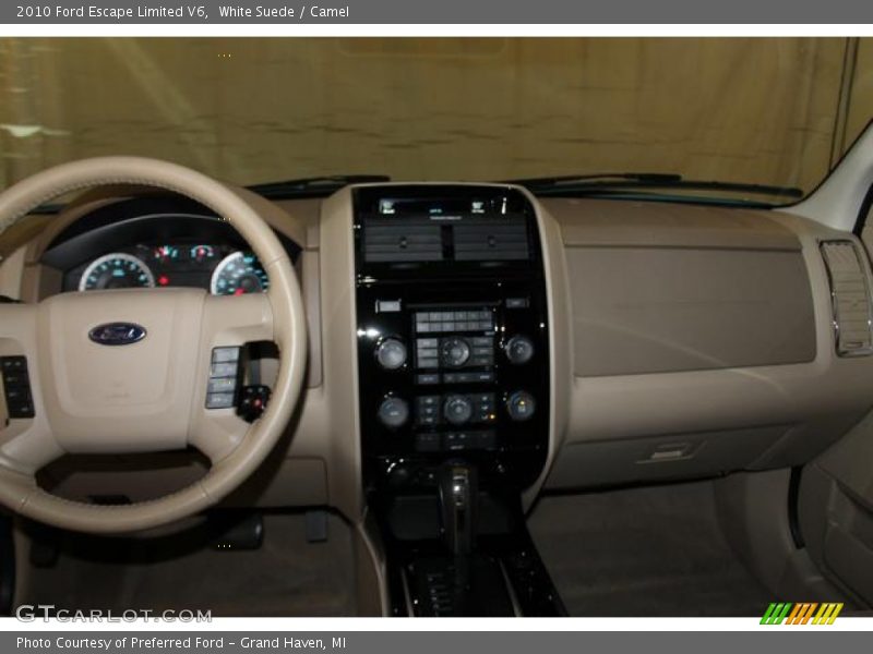 White Suede / Camel 2010 Ford Escape Limited V6