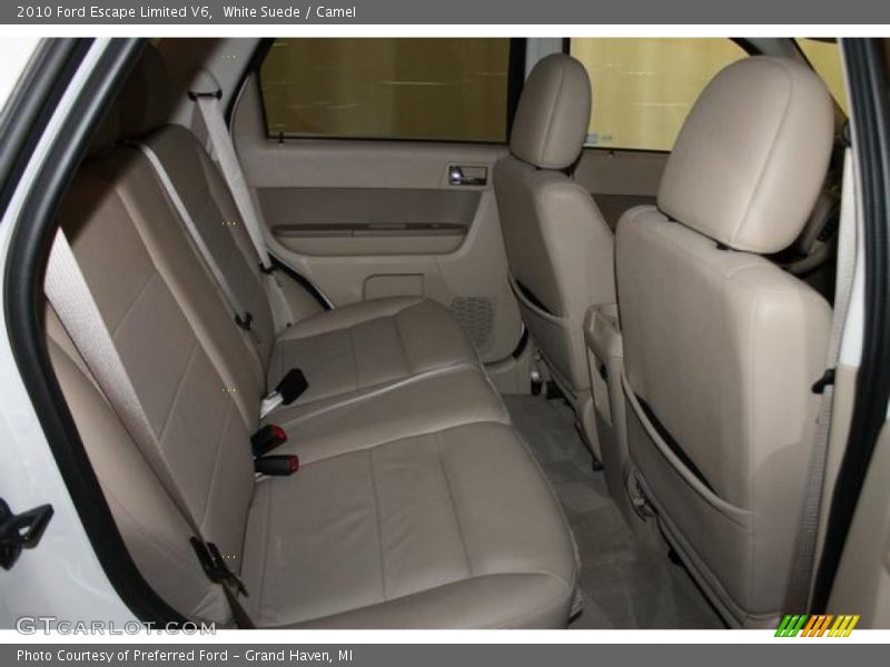 White Suede / Camel 2010 Ford Escape Limited V6