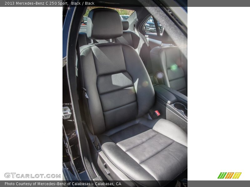 Black / Black 2013 Mercedes-Benz C 250 Sport