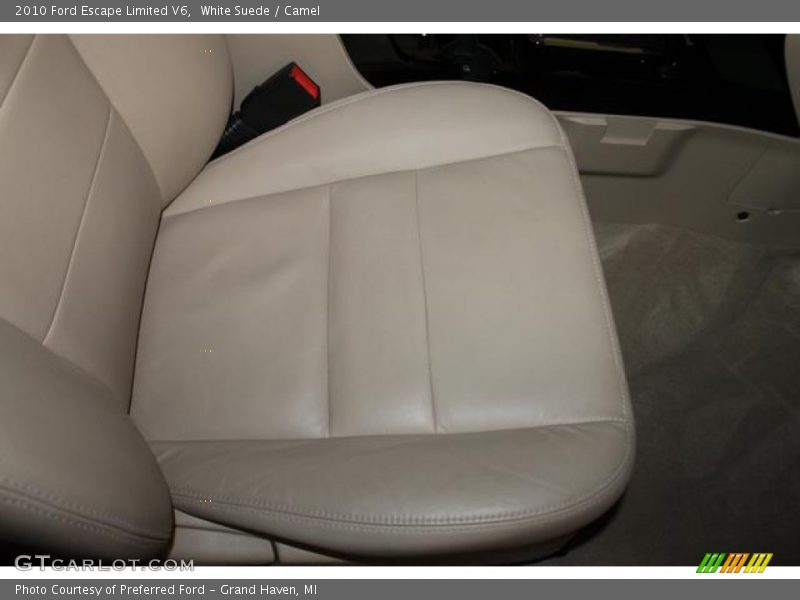 White Suede / Camel 2010 Ford Escape Limited V6
