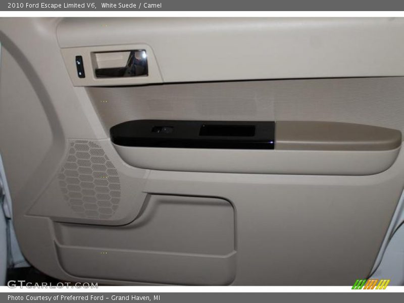 White Suede / Camel 2010 Ford Escape Limited V6