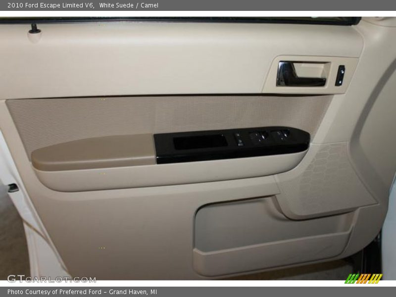 White Suede / Camel 2010 Ford Escape Limited V6