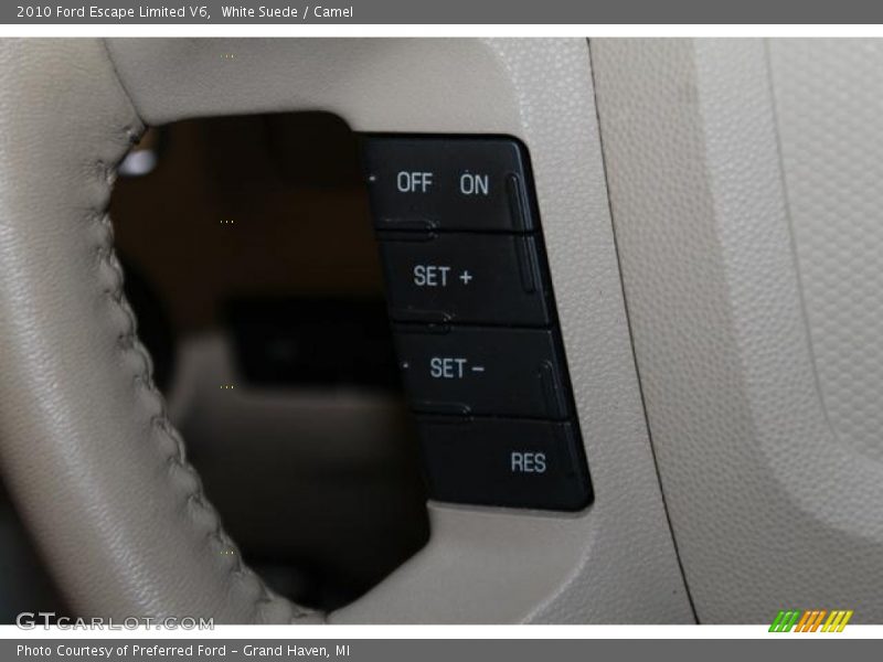 White Suede / Camel 2010 Ford Escape Limited V6